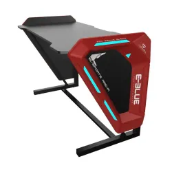 Biurko E-BLUE EGT002BK 125cm Czarny