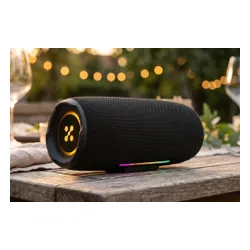 Głośnik mobilny XMUSIC BTS860 Bluetooth, Moc 40W, IP66, Akumulator 5000 mAh,  Radio FM, Czarny