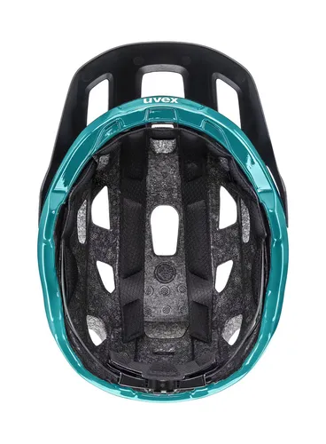 Kask MTB Uvex React - black/teal matt