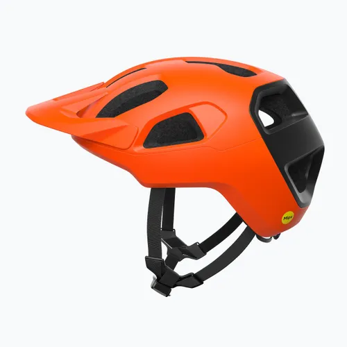 Kask rowerowy POC Cularis fluorescent orange matt/uranium black matt