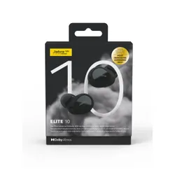 Беспроводные наушники Jabra Elite 10 Ink Channel Bluetooth 5.3 глянцевый черный