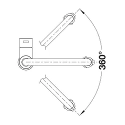 Bateria BLANCO Sonea-S Flexo 526616 Stal szczotkowana