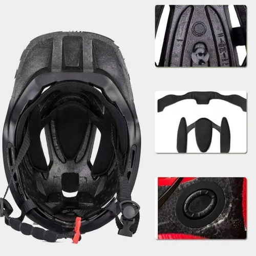 Kask rowerowy dziecięcy, Szczękowy, na rower, hulajnogę, ROCKBROS, S