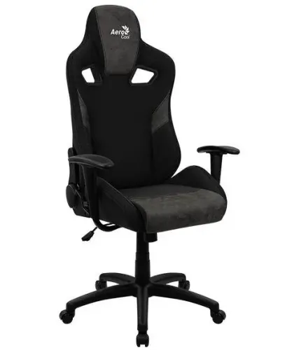 Fotel Aerocool COUNT AeroSuede Gamingowy do 150kg Skóra ECO Tkanina Iron Black