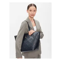 Сумка Tommy Hilfiger Th Refined Tote Mono Handbag AW0AW15726 Navy Blue