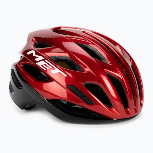 Kask rowerowy MET Estro Mips red/black metallic glossy