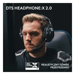 Słuchawki bezprzewodowe z mikrofonem Logitech G Pro X2 Lightspeed Nauszne Czarny + Stojak