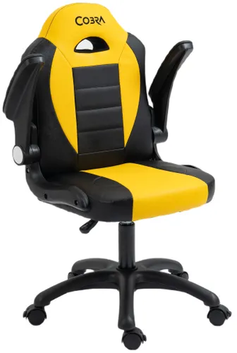 Fotel COBRA Junior Pro Żółto-czarny