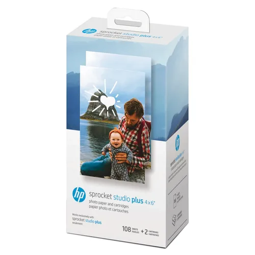 HP Sprocket Studio Plus 4x6" (108 adet)