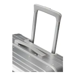 Walizka średnia American Tourister Soundbox Alu - silver