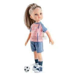 Cudowna hiszpańska lalka Monica Futbolista 32cm