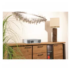 Radioodbiornik Imperial DABMAN i450 Radio FM DAB+ Internetowe Wi-Fi Bluetooth Srebrno-biały