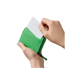 Кошелек Bellroy Folio Piccolo, кожаный, неоново-зеленый