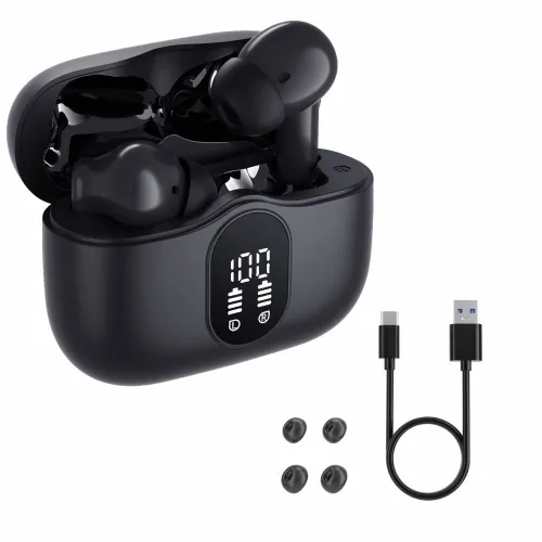 Słuchawki bezprzewodowe Manta TWS Rytmo PRO Bluetooth 5.3 Czarny
