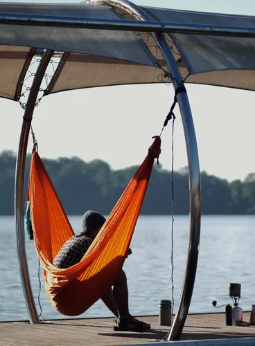 Hamak turystyczny Ticket To The Moon Lightest Hammock - orange