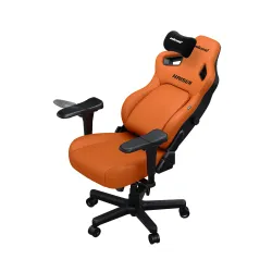 Fotel Anda Seat Kaiser 4 XL Gamingowy do 200kg Skóra Eco Pomarańczowy