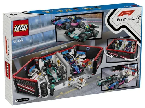 LEGO City 60444 F1 Garaż i bolidy Mercedes-AMG i Alpine