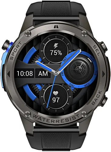 Smartwatch LUNA Veles GPS Stalowy