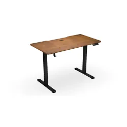 Biurko Endorfy Atlas S Electric Dark Wood 114cm Regulacja wysokości Ciemne drewno