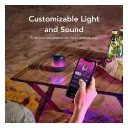 Głośnik Bluetooth Soundcore Glow Mini 8W Czarny