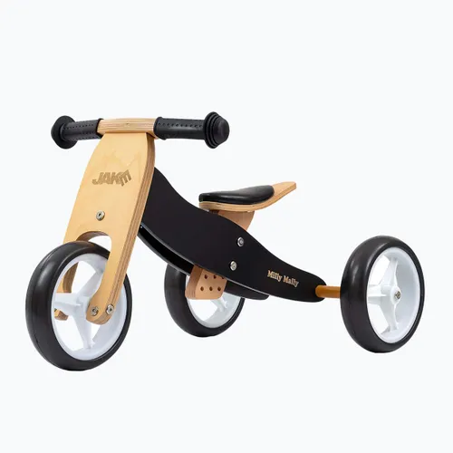 Rowerek biegowy trójkołowy Milly Mally Jake classic black