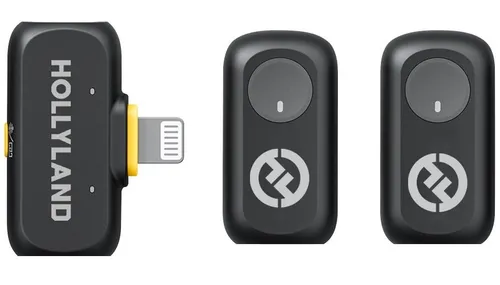 System bezprzewodowy HOLLYLAND Lark A1 Mini Duo Lightning Szary