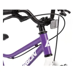 Rower dziecięcy KARBON Superlight 16 cali dla chłopca Fioletowy