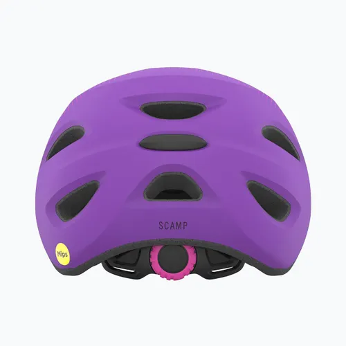 Kask rowerowy dziecięcy Giro Scamp Jr matte pink/purple fade