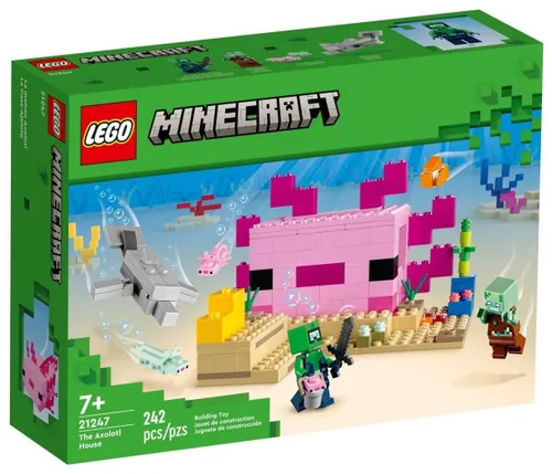 Конструктор LEGO Minecraft 21247 дом аксолотля