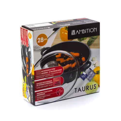 AMBITION Taurus 28 cm - patelnia teflonowa