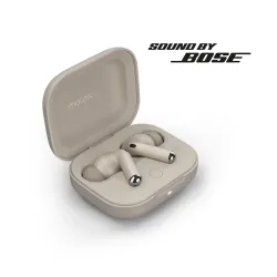 Słuchawki bezprzewodowe Motorola Moto Buds+ sound by BOSE Dokanałowe Bluetooth Jasnoszary