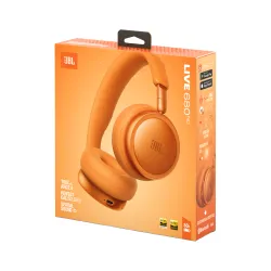Słuchawki bezprzewodowe JBL Live 680NC Nauszne Bluetooth 6.0 Pomarańczowy