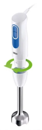 Blender BRAUN MultiQuick 2 MQ20236M Biało-niebieski