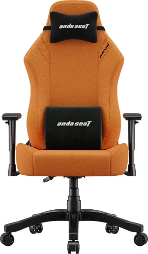 Fotel Anda Seat Luna L Orange Fabric Gamingowy do 100kg Tkanina Pomarańczowy