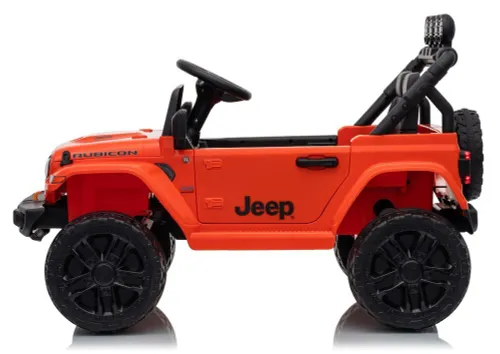 Auto Na Akumulator Jeep Rubicon 2X200W 24V Eva Skóra LED Pilot Radio MP3