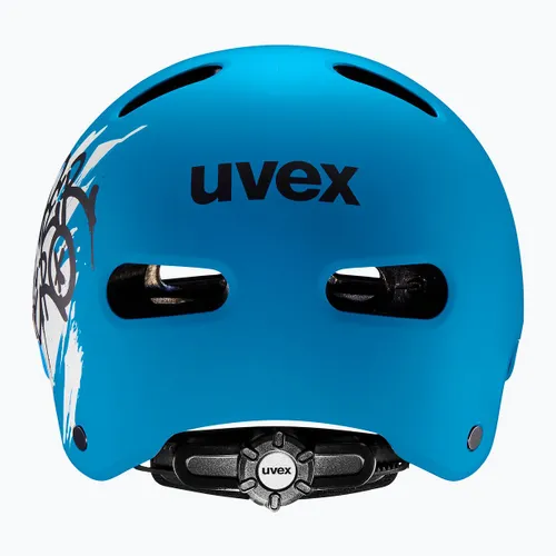 Kask dziecięcy UVEX Kid 4 Style super hero blue matt