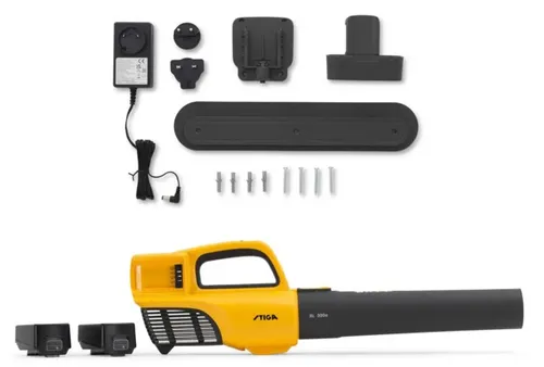 Dmuchawa do liści akumulatorowa STIGA 20V BL 300E 2x4.0 Ah