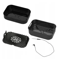 Air Fryer Frytkownica beztłuszczowa TURBOTRONIC TT-AG700 Turkusowy 5.5l cyfrowy panel sterowania