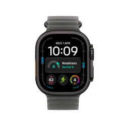 Apple Watch Ultra 4 GPS + Cellular koperta z tytanu czarny 49mm Pasek Ocean w kolorze półprzezroczystej czerni