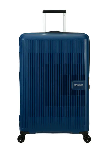 American Tourister Aerostep'in Geniş Genişletilebilir Valizi -donanma Mavisi