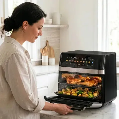 Air fryer Tesla AirCook DualZone Q787 XXL Deluxe 2200W 14l