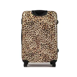 Большой жесткий чемодан Saxoline Trolley L 1440h0. 71. 10 Leopard