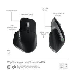 Myszka Logitech MX Master 3S dla Mac - grafitowy