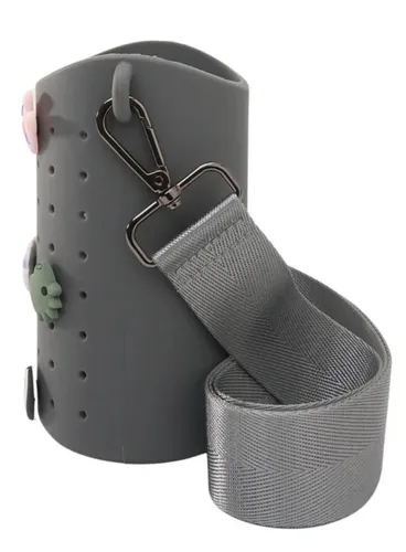 Etui z paskiem na butelkę Asobu Bestie Sling - smoke