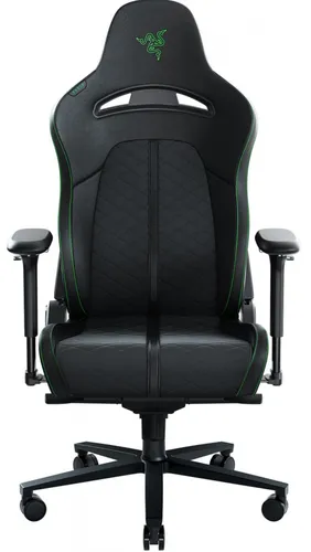 Fotel Razer Enki Gamingowy do 136kg Skóra ECO Czarno-zielony