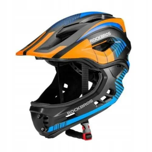 Kask rowerowy dziecięcy, Szczękowy, na rower, hulajnogę, ROCKBROS, M