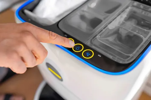 Robot sprzątający Karcher RVF 7 Comfort 1.269-690.0 Funkcja mopowania Stacja oczyszczająca Tworzenie mapy pomieszczenia 82dB Funkcje AI
