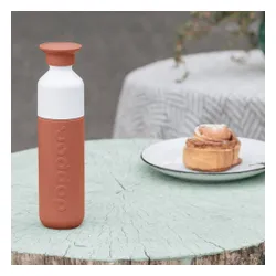 Eko butelka termiczna na wodę 350 ml Dopper - terracotta tide