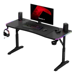 Biurko gamingowe HUZARO Hero 3.6 RGB Czarny