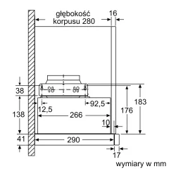 Okap Siemens LI64MA531 Srebrny